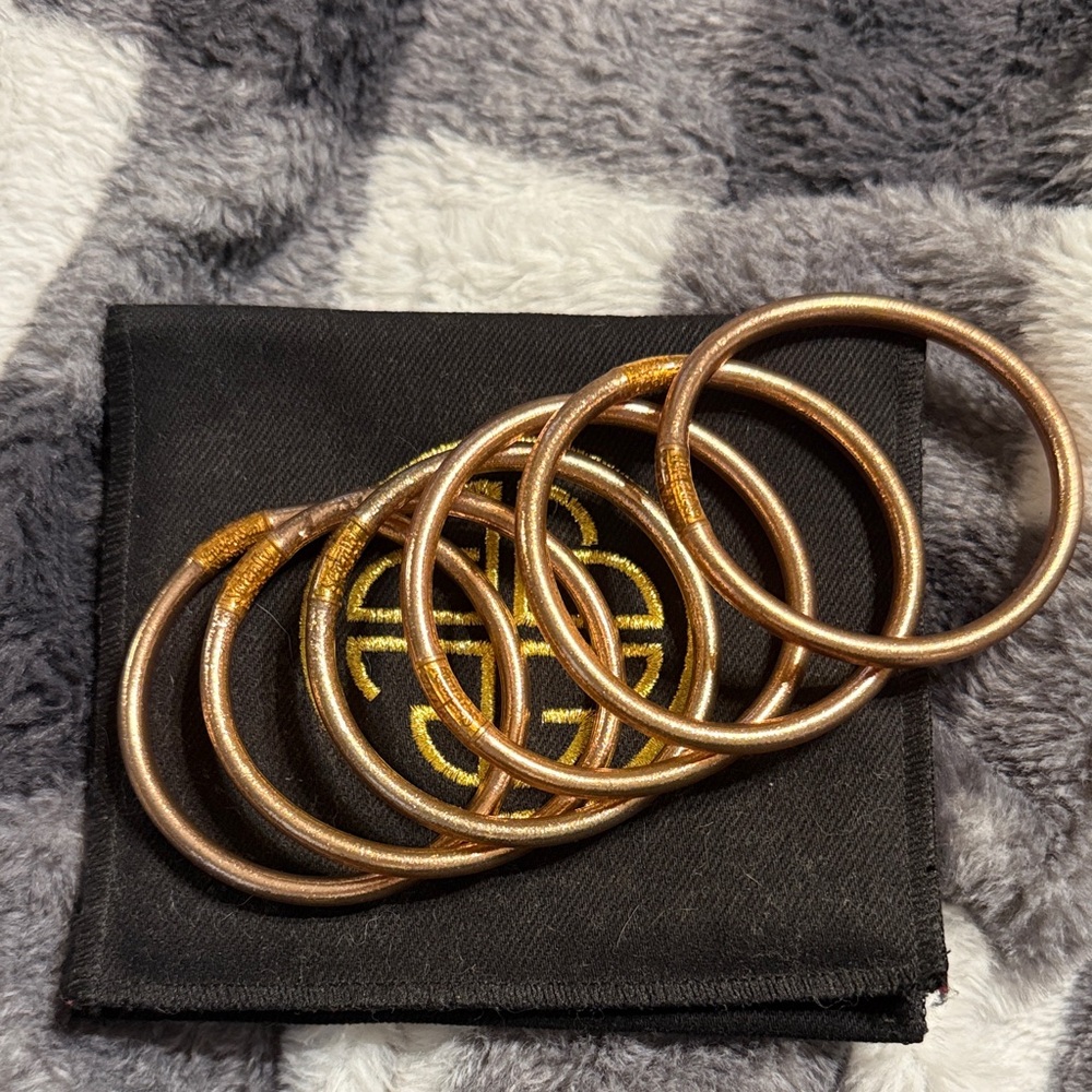 Gold Budhagirl bracelets